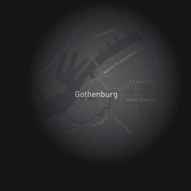 Map of Gothenburg